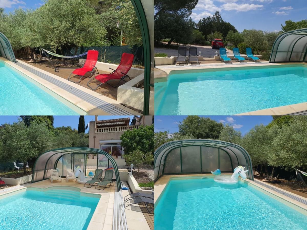 Villa Des Masques Aubais Exterior photo